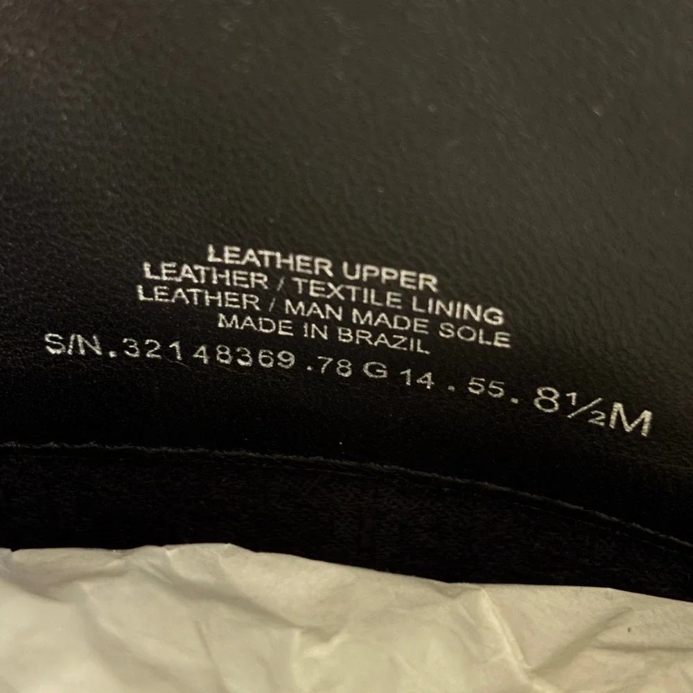 TORY BURCH Claremont Riding Boots Womens Black Size 8.5 Quilted Leather Back Zip